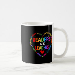 Leser sind Führer Leselhrer Frauen Kinder Buch Kaffeetasse