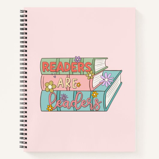 Leser sind Führer - Niedliches und inspirierendes Notizblock (Vorderseite)