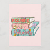 Leser sind Führer - Niedliches und inspirierendes  Postkarte (Vorderseite)