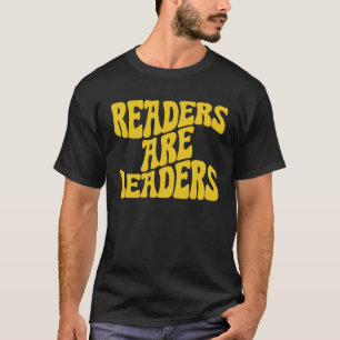 Leser sind Führer Vintager Buchleseschrift 3 T-Shirt