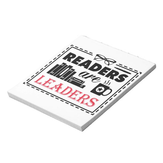 Leser sind Führungspersönlichkeiten Notizblock (Rotiert)