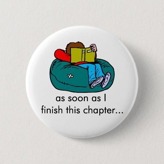 Leser T - Shirt und Geschenke. Button (Vorderseite)