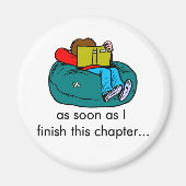 Leser T - Shirt und Geschenke. Magnet (Vorne)