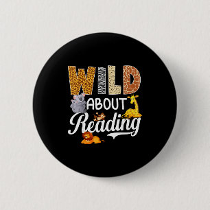 Leser von Büchern Leser Bibliothekar Liebhaber wil Button