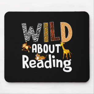 Leser von Büchern Leser Bibliothekar Liebhaber wil Mousepad