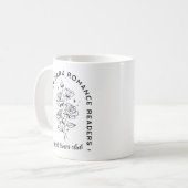 Leser von dunkler Romantik, moralisch-graue Buchli Kaffeetasse (Vorderseite Links)