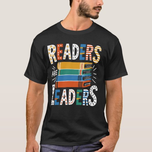 Leser von "Funny Book Reading" sind Führer T-Shirt (Vorderseite)
