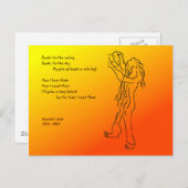 Leserbart Postkarte (Vorne/Hinten)