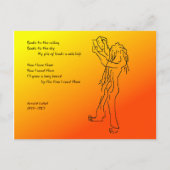 Leserbart Postkarte (Vorderseite)