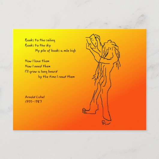 Leserbart Postkarte (Vorderseite)