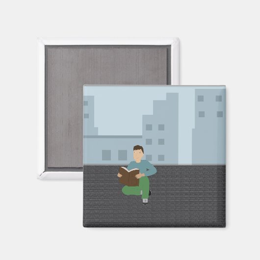 Leserboy - Magnet (Vorderseite/Rückseite)