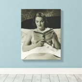 Leserbuch Leinwanddruck (Insitu (Holzboden))