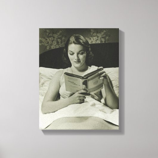 Leserbuch Leinwanddruck (Vorderseite)