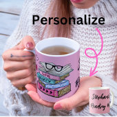 Leserbuch-Leser Kaffeetasse