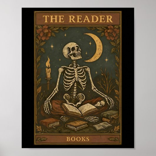 Leserbücher Tarot Kartenbuch Lehrer H Poster (Vorne)