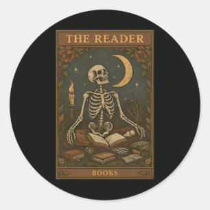 Leserbücher Tarot Kartenbuch Lehrer H Runder Aufkleber