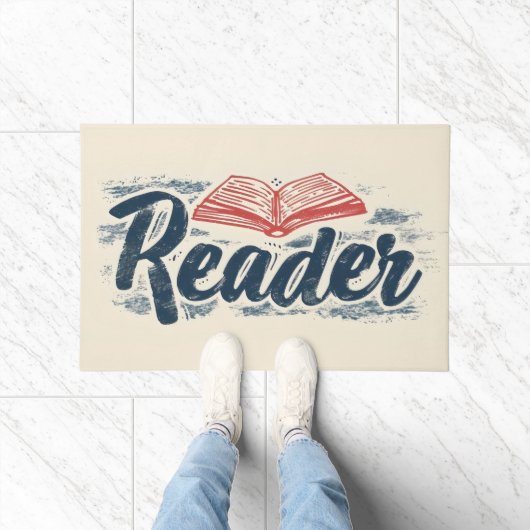 Leserbuchlogan Fußmatte (Indoor)