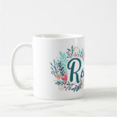 Leserfarbige Blume Slogan Kaffeetasse (Links)