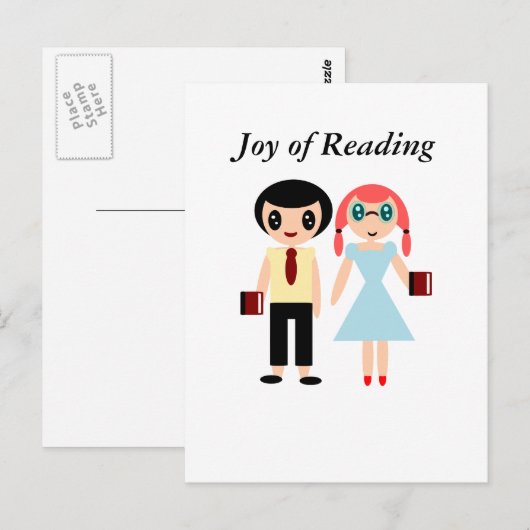 Leserfreude Postkarte (Vorne/Hinten)