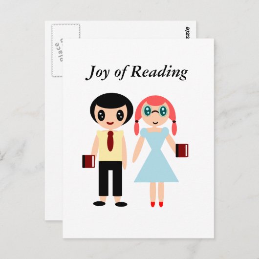 Leserfreude Postkarte (Vorne/Hinten)