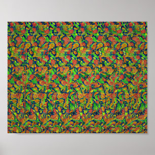 Leserfrosch - Versteckter 3D-Druck Poster