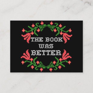 Lesergeschenk das Buch war besser Visitenkarte