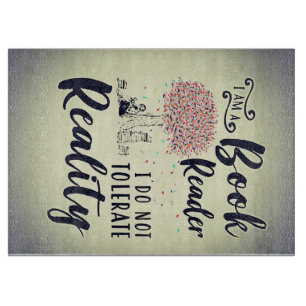 Lesergeschenk Ich bin Buchleser Schneidebrett