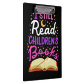 Lesergeschenk lese ich noch Kinderbücher Klemmbrett (Rechts)