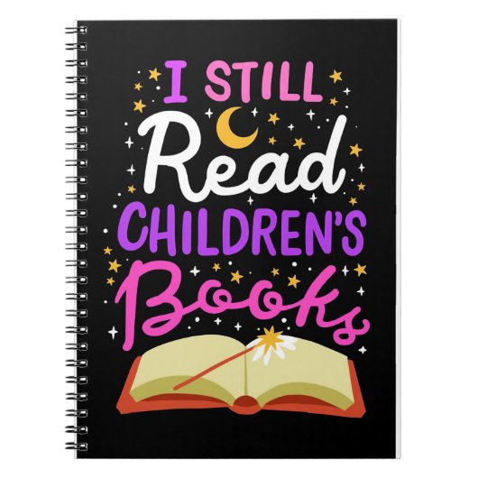 Lesergeschenk lese ich noch Kinderbücher Notizblock (Vorderseite)