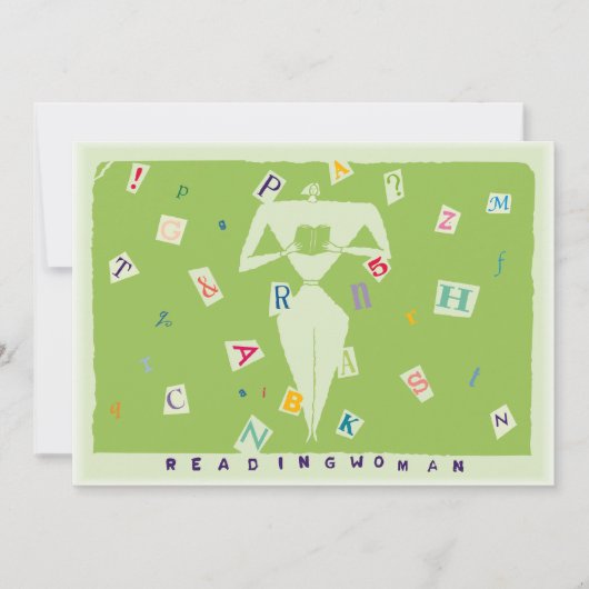 Leserin 7x5 einladung (Vorderseite)