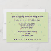 Leserin 7x5 einladung (Rückseite)