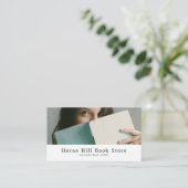 Leserin, Buchhandlung Visitenkarte (Stehend Vorderseite)