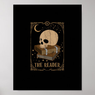 Leserkarte Pagan Goblincore Goth Okkult Buch Poster