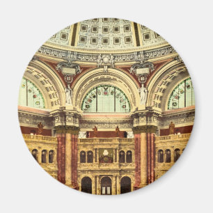 Lesesaal Bibliothek des Kongresses Washington Magnet