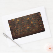 Lesesaal der alten Bibliothek Rechteckiger Aufkleber (Umschlag)