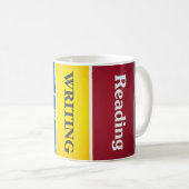 Leseschreibens-Mathe-Tasse Kaffeetasse (VorderseiteRechts)