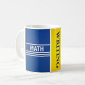 Leseschreibens-Mathe-Tasse Kaffeetasse (Vorderseite Links)