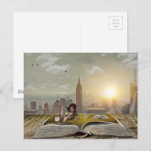 Leseschutz - fertigen Sie mich besonders an! Postkarte (Vorne/Hinten)