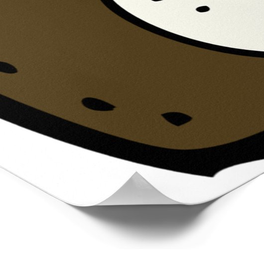 Lesestack der Bücherbibliothek Poster (Ecke)