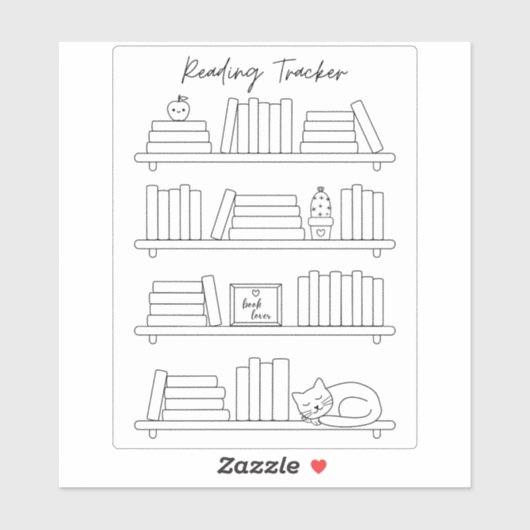 Lesestelle für Log-Tracker Buchrückenfarben Aufkleber (Blatt)