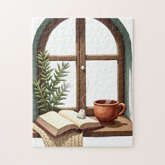 Lesestillleben Puzzle (Vertikal)