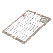 Lesestoff für den Igel Notizblock (angewinkelt)