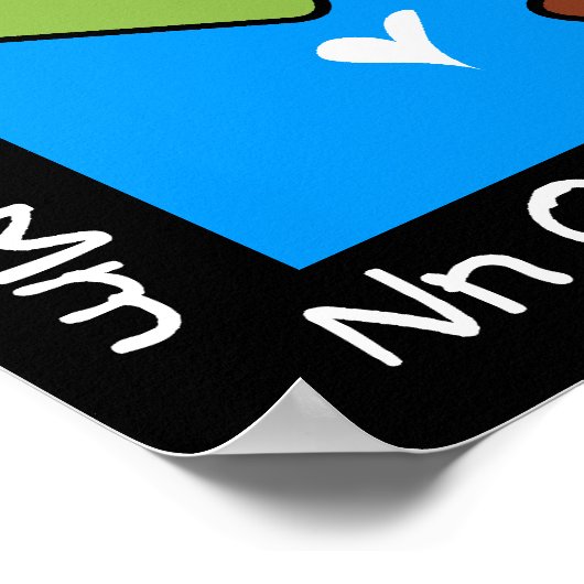 Lesestoff-Klassenposter Poster (Ecke)