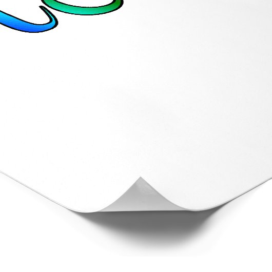 Lesetaste Poster (Ecke)