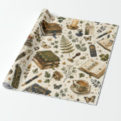 Lesethemen-Geschenkpapier 'Bookworm Librarian' Geschenkpapier (Ungerollt)