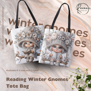 Lesetote Winter-Gnome Tasche