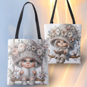 Lesetote Winter-Gnome Tasche