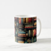 Lesewortlesemuster für Bücherbücher Kaffeetasse (VorderseiteRechts)