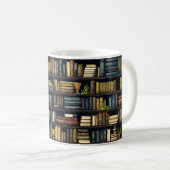 Lesewortlesemuster für Bücherbücher Kaffeetasse (VorderseiteRechts)