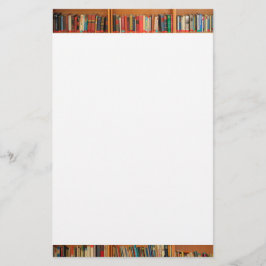 Lesewortlesung der virtuellen Bibliothek Briefpapier